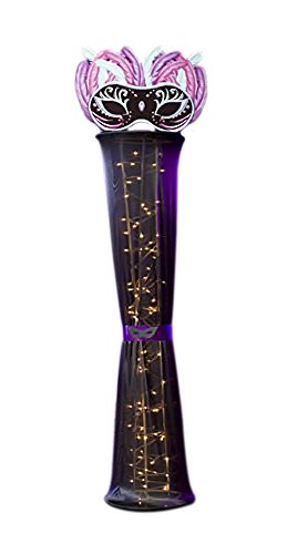 Shindigz Seasonal Party Decoration Masquerade Ball Feather Mask Column