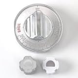 Lux #CPR408 Chrome Gas Oven Knob