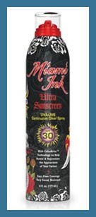 2008 Miami Ink Tattoo Fade Shield Continuous Spray Tanning Lotion