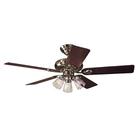 Hunter 20544 Summer Breeze Plus Three-Light 52-Inch Five-Blade Ceiling Fan, Bright with... by Hunter Fan Company
