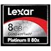 Lexar Platinum II 8 GB  80x CompactFlash Memory Card LCF8GBBSBNA080