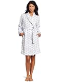 Casual Moments Womens Shawl Collar Wrap Bathrobe