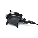 Maxi-MaticEFS-400EliteCuisine7-InchNon-StickElectricSkilletwithGlassLid,Black
