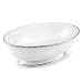 Lenox Grand Central Bone China Platinum Banded Open Vegetable Bowl