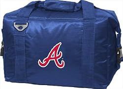 Atlanta Braves 24 Pack Picnic Cooler MLB Baseball Sports Team Fan Merchandise