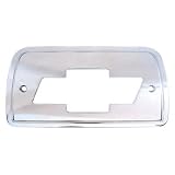 All Sales 94000 Brushed Billet Aluminum Third Brake Light Cover - Chevy Bowtie Logo by All Sales