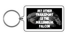Star Wars Millenium Falcon Lucite Keychain
