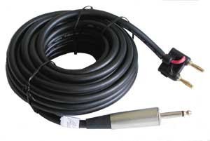 Audio2000s ADC2839-5 25 ft. Speaker Cable, .25 in.-Banana