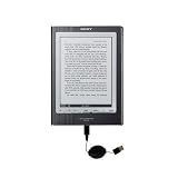 Retractable USB Cable for the Sony PRS-700BC Digital Reader with Power Hot Sync and Charge capabilities - uses Gomadic TipExchange Technology
