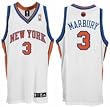Stephon Marbury New York Knicks #3 Authentic Adidas NBA Basketball Jersey (Home White)