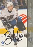 Brooks Laich, Washington Capitals, 2004 In The Game Memorabilia Autographed Card