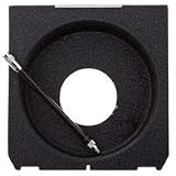 Recessed Lensboard for Copal #0 Shutters, fits Linhof Technika, Wista, Tachihara Field View Cameras & many other cameras, includes Short Cable Release Extension