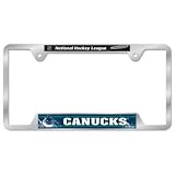 Vancouver Canucks Official Logo Metal License Plate Frame