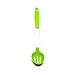 Quicklids Silicone and Stainless Steel Kitchen Utensils (Set of 3), Turner/Slotted Spoon/Ladle, Green