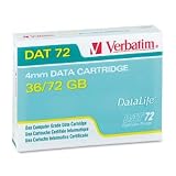 Data Cartridge, 4MM, DAT 72, 36GB/72GB (VER94923) Category: Tape Media