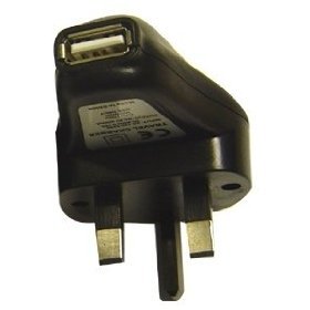 BLACK 5V MAINS USB 2.0 high technology travel adapter charger for Sony Walkman S Series 8GB 16GB NWZ-S638FB NWZ-S638FR NWZ-S638FS NWZ-S639FB NWZ-S639FR NWZ-S639FS NWZS739FB NWZ-S738FB