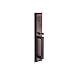 Baldwin 6605 Tremont Active Exterior Trim Handle (INTERIOR NOT INCLUDED), Distressed Venetian Bronze
