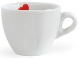 Produkt-Bild: Bialetti Cuori Espressotassen-Set mit 6 Tassen und Unterteller
