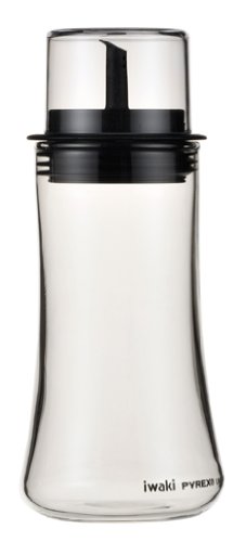 iwaki パイレックス フタ付醤油差し (M) 5032-BK