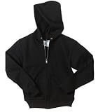 JERZEES - Youth Full Zip Hooded SweatshirtBlack-M