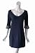 TABLA Cashmere Ruffle Trim V-neck Beaded Dress in Gray