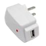 USB/AC for MP3 Players - White