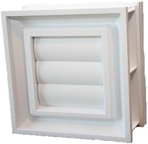 Quality Glass Block 6 X 8 X 3 White Energy Smart Dryer Vent