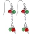 Fiery FLIRTATIOUS Bead Dangle Earrings