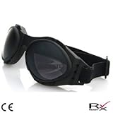 Bobster Bugeye 2 Goggles,Black Frame/3 Lenses,one size
