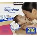 KIRKLAND Signature Supreme Diapers Size 1-2; Quanity: 216