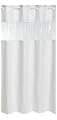 Hookless® Vision 71-by-74-Inch Shower Curtain, White