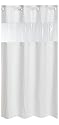 Hookless Vision 71-by-74-Inch Shower Curtain, White