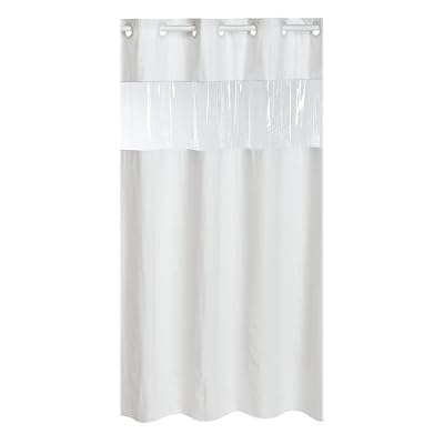 Hookless Vision 71 by 74-Inch Shower Curtain by Hookless