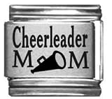 Clearly Charming Cheerleader Mom Laser Italian Charm