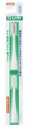 G・U・M 電動歯ブラシ交換用ブラシ・バス法レギュラーヘッド2本入り E#308