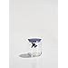 A di Alessi Gianni Glass Jar, Dark Blue Lid, 70 cl, (AMDR04 DAZ)