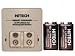 Hitech - Two 9V Lithium-Ion Batteries and Charger Set