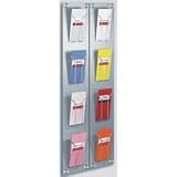 Produkt-Bild: Kerkmann Wand-Prospekthalter artline DINlang 4 F&auml;cher silber