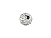 4.5-5mm Sterling Round Stardust S-Cut Bead