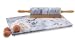 Creative Home 12 by 18 by 3/4-Inch Marble Pastry Board, White
