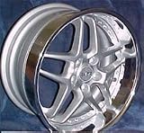 Blitz (03 17-18 NSX Set Silver) Type-03 Sets Wheels - Silver 17x8 front and 18x 9 Rear