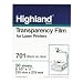 Laser Transparency Film, 8-1/2