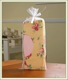 Baby Bib & Burp Cloth Gift Set - Yellow & Pink Flowers