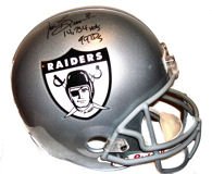 Tim Brown Autographed Oakland Raiders Riddell Full Size Helmet