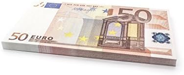 75 x â'¬50 EURO CashbricksÂ® play money notes - size: 125% by Cashbricks