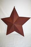 Barn Star Rusted Red 24 Inch Size