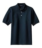 Port Authority - 100% Pima Cotton Sport Shirt Navy-3XL