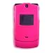Crystal Shield Phone Protector Case for Motorola Razr V3 V3c V3m (Hot Pink)
