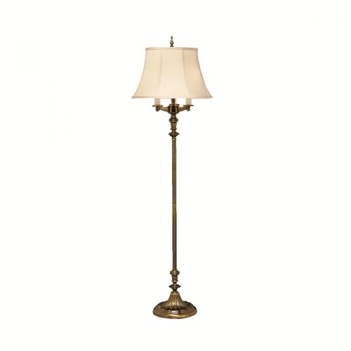 Kichler Lighting 7377PBR 4 Light Traditions Floor Lamp, Patina Brass