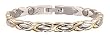 Sabona Lady Executive Dress Gold Duet Magnetic Bracelet, Size Small